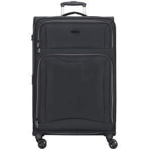 d&n Travel Line 9204 4 ruedas Carrito L 76 cm con pliegue de expansión