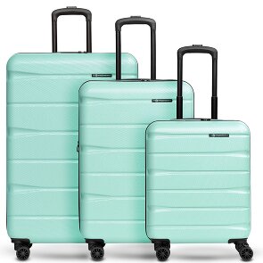 Franky Juego de maletas Munich 4.0 de 4 ruedas, 3 piezas con plegado extensible