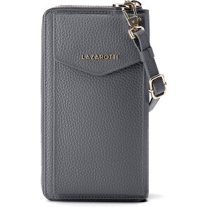 Lazarotti Bologna Cartera de piel con cremallera Funda para teléfono móvil Piel 19 cm