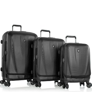 Heys Vantage 4 ruedas Juego de maletas 3 piezas con pliegue de expansión