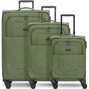 Redolz Essentials 12 THREE SET 4 ruedas Set de maletas 3 piezas Con fuelle expandible