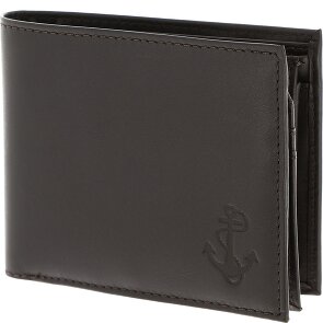 oxmox Leather Cartera Bloqueo RFID Piel natural 10 cm