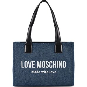 Love Moschino Denim Signature Love Bolsa de compras 35 cm