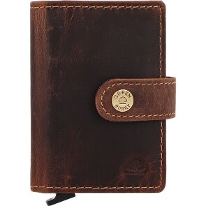 Greenburry Vintage Cartera Protección RFID Piel 7.5 cm