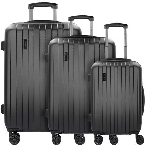 bugatti Lima 2.0 FL Juego de maletas de 4 ruedas 3pcs con ruedas dobles