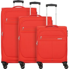 American Tourister Deep Dive 4 ruedas Juego de maletas 3 piezas con pliegue de expansión