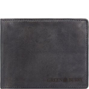 Greenburry Billetera de piel lavada Vintage 13 cm