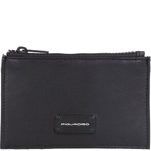 Piquadro Estuche para tarjetas de crédito Harper de cuero 12 cm