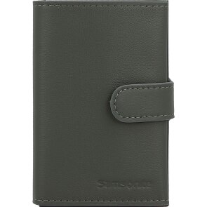 Samsonite Estuche para tarjetas de crédito Alu Fit de cuero RFID 6,5 cm