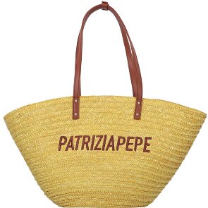 Patrizia Pepe Summer Straw Bolsa de compras 51 cm