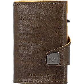 Tru Virtu Funda para tarjetas de crédito Click & Slide RFID Piel 6,5 cm
