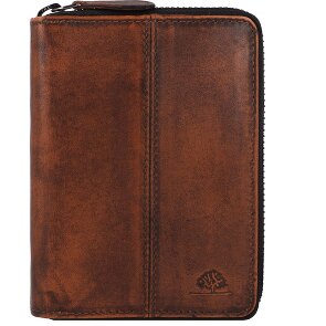 Greenburry Destressed Cartera Protección RFID Piel 13 cm