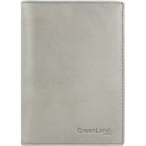 Greenland Nature Funda de color suave para pasaporte de cuero RFID 12 cm