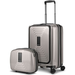 Redolz Juego de maletas Essentials 14 2 pzs. trolley de cabina con plegado extensible + neceser