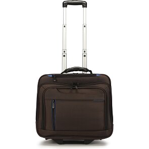 Dermata Trolley de negocios de 2 ruedas Compartimento para portátil de 42 cm