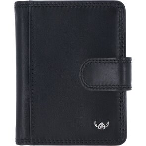 Golden Head Polo Estuche para tarjetas de crédito Bloqueo RFID Piel natural 8 cm