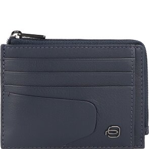 Piquadro Akron Estuche para tarjetas de crédito Protección RFID Piel 11.5 cm