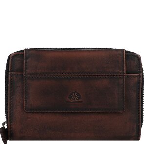 Greenburry Destressed Cartera Protección RFID Piel 13.5 cm