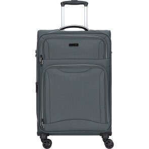 d&n Travel Line 9204 4 ruedas Carrito M 66 cm con pliegue de expansión