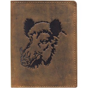 Greenburry Cartera Vintage Jabalí Cuero 9,5 cm