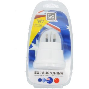 Go Travel Adaptador de viaje Europa-Australia