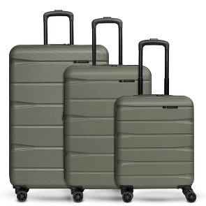 Franky Juego de maletas Munich 4.0 de 4 ruedas, 3 piezas con plegado extensible