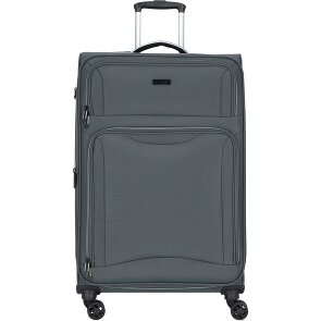 d&n Travel Line 9204 4 ruedas Carrito L 76 cm con pliegue de expansión