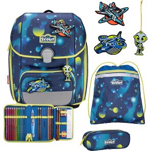 Scout Juego de mochilas escolares LED Genius 4pcs.