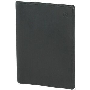Esquire Funda de identificación de cuero con logotipo 12 cm