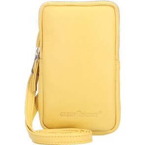 Greenburry Funda de napa para móvil de 10,5 cm