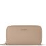  Billetero Bologna Piel XL Doble Cremallera RFID 20 cm Modelo sand