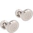  B-Logo Gemelos Latón 1 cm Modelo silver