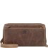  Vintage Bolso de mano Protección RFID Piel 21 cm Modelo brown