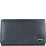 Cartera de napa negra de cuero RFID 16 cm Modelo black