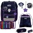 Genius Exklusiv Safety Light Juego de mochilas escolares Modelo Spooky Starlight