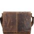  Bolsa de hombro vintage de cuero 33 cm Modelo brown