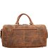  Vintage Weekender Bolsa de viaje de cuero 50 cm Modelo braun