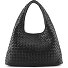  Paz Weave Silky Bolsa de hombro Piel natural 42 cm Modelo black