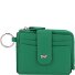  Joy Estuche para tarjetas de crédito Bloqueo RFID Piel natural 11 cm Modelo fern green