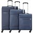  Jazz 4.0 4 ruedas Juego de maletas 3 piezas con pliegue de expansión Modelo nachtblau