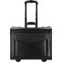 Trolley de cuero de 2 ruedas con compartimento para portátil de 45,5 cm Modelo schwarz