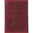  Vintage Carnet de identidad Piel 12.5 cm Modelo rusty red