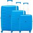  Skyline 2.0 4 ruedas Juego de maletas 3 piezas con pliegue de expansión Modelo bluette