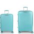  Queens 4 ruedas Juego de maletas 2 piezas con pliegue de expansión Modelo verde menta