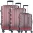  Galatea 4 Roll Suitcase Set 3pcs. Modelo rot