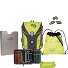  ErgoFlex Max Superflash Juego de mochilas escolares 5 piezas Modelo neon fighter