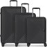  Gotthard Edition 4 ruedas Juego de maletas 3 piezas Modelo black metallic