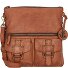  Bolso de hombro de cuero filipino tejido suave 30 cm Modelo charming cognac