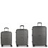  Montreal 4 ruedas Juego de maletas 3 piezas con pliegue de expansión Modelo gris
