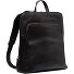  Fornella Mochila de la ciudad Piel 33 cm Modelo black